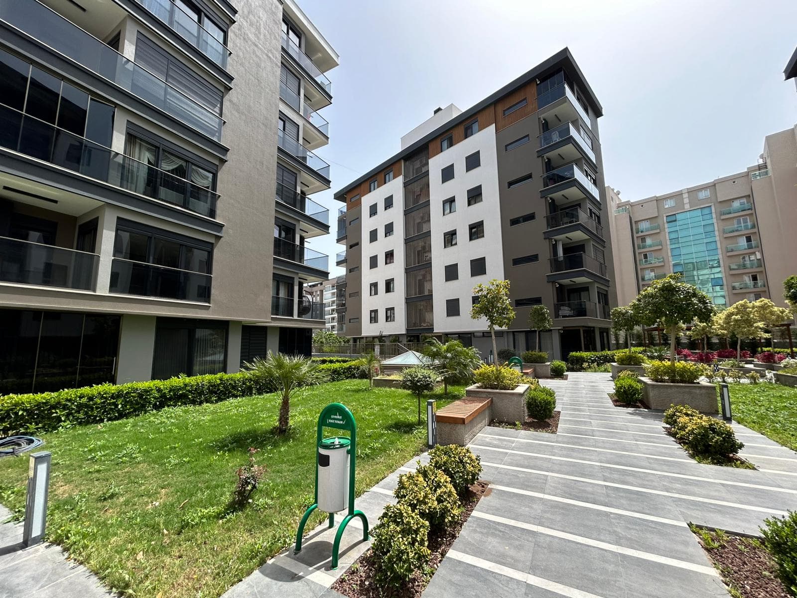 آپارتمان شیک ۲ خوابه حیاطدار با استخر و امکانات ورزشی - 2 اتاق خواب, 1 حمام